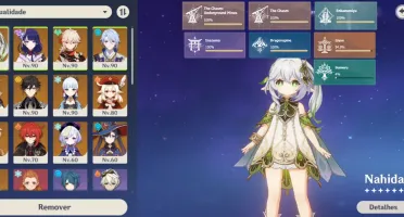 Conta Genshin Ar56 /12X5★/ Kazuha + Bis/ Mapa 100%- End Game