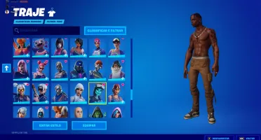 conta fortnite muitas skin 257 ao todo algumas muito rara