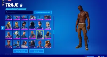 conta fortnite muitas skin 257 ao todo algumas muito rara