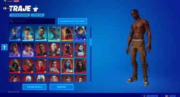 conta fortnite muitas skin 257 ao todo algumas muito rara