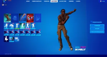 conta fortnite muitas skin 257 ao todo algumas muito rara