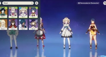 GENSHIN IMPACT CONTA COM VENTI+TÚMULO DO LOBO 5+ LV4 ARMA