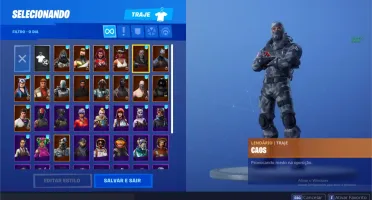 Conta fortnite com todas skins desde 3 temporada
