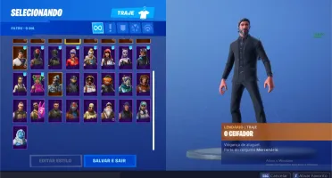 Conta fortnite com todas skins desde 3 temporada