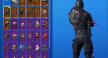 CONTA RARA FORTNITE CAVALEIRO NEGRO