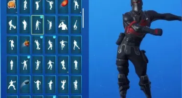 CONTA RARA FORTNITE CAVALEIRO NEGRO