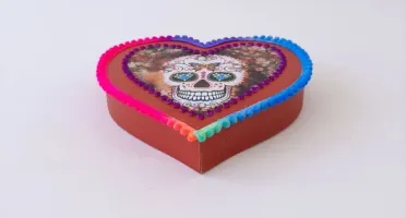 Quadro Box Caveira Mexicana 4