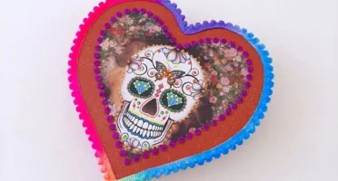 Quadro Box Caveira Mexicana 4
