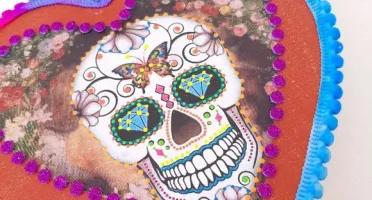 Quadro Box Caveira Mexicana 4
