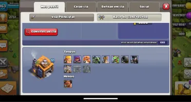 Conta Clash of clans CV11