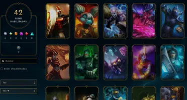 Conta Lol Prata, 42 Skins, 1 Lendária, Upada na Mão, Lvl 44