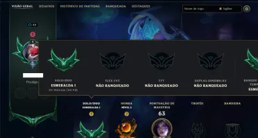 Esmeralda 1 com 85 Champs e 16 Skins