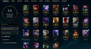 Conta level30 + skin para smurf