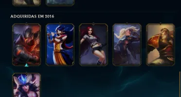 Conta League of legends com ícones e skins raras