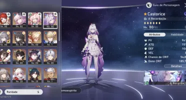 Conta END GAME Honkai Star Hail