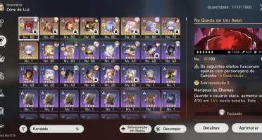 Conta END GAME Honkai Star Hail