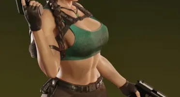 lara croft abe 3D STL