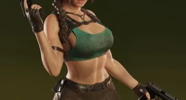 lara croft abe 3D STL