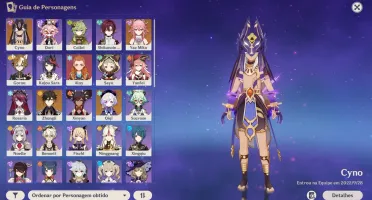 Cyno, Zhongli, Yae e Tumulo