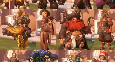 Overwatch account level 250 and more than 20 legendary skins
