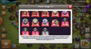 Conta Clash of clans  recém cv12  com 16mil gemas