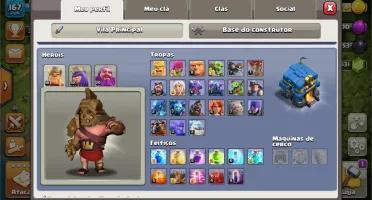 Conta Clash of clans  recém cv12  com 16mil gemas