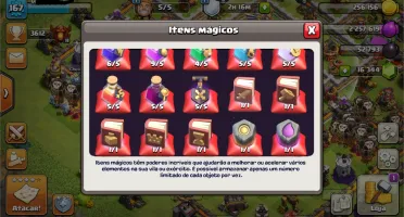 Conta Clash of clans  recém cv12  com 16mil gemas
