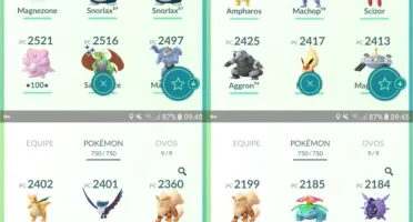 Conta de Pokémon GO