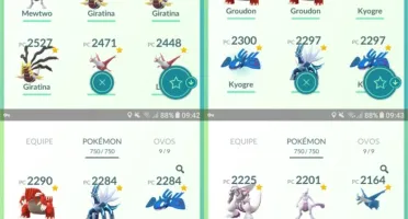 Conta de Pokémon GO