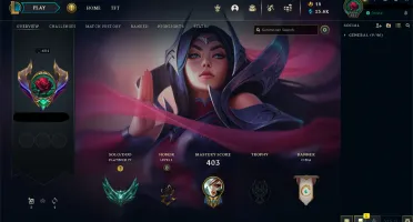 Conta LOL recheada - 201 skins - Platina