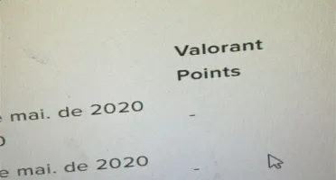 Conta de LoL, Valorant e WR