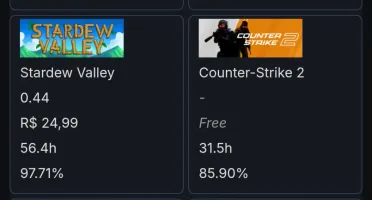 Conta Steam com mais de 100 jogos!!! (Conta pessoal)