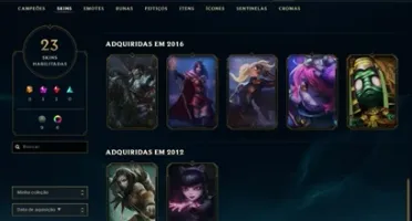 Conta Lol 2012 Ícone Barão Noel Main Riven 15k EA