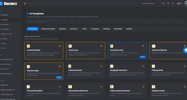 PHP Davinci AI - All-In-One SaaS Platform for AI Text, Image