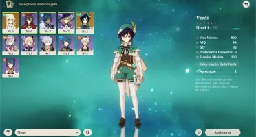 Genshin Impact / AR 7 / Venti + 6 SR