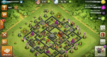 Clash of clans recém cv 10