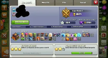 Clash of clans recém cv 10