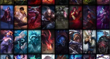 Conta criada em 2015 Ouro 5 com 62 skins e 123 campeoes