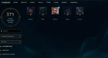 Conta com 26364 be, quase todos os champ, criada na s2
