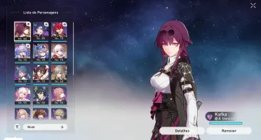 Honkai Star Rail 6 Personagens 5 estrelas+6 Armas 5 estrelas