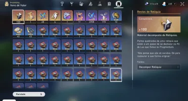 Honkai Star Rail 6 Personagens 5 estrelas+6 Armas 5 estrelas