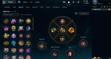 Conta Platina com 185 Skins