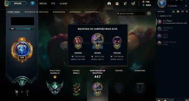 Conta Platina com 185 Skins