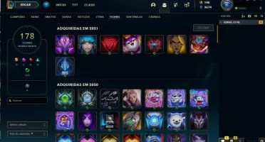 Conta Platina com 185 Skins