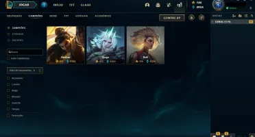 Conta Platina com 185 Skins