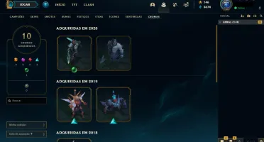 Conta Platina com 185 Skins
