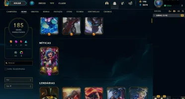 Conta Platina com 185 Skins