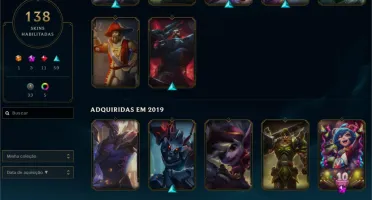 Conta League of Legends Várias skins