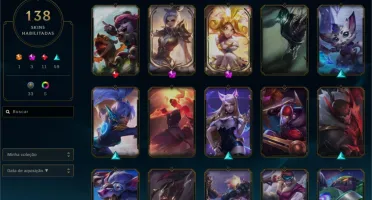 Conta League of Legends Várias skins