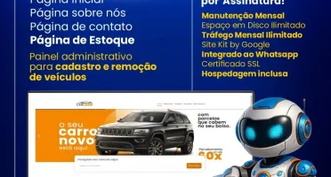 Site para Loja de Veículos com Estoque integrado